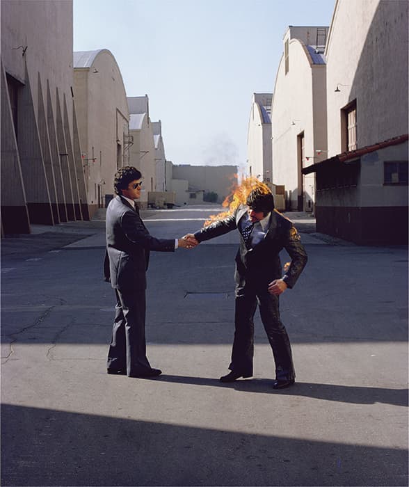 An outtake from the Wish You Were Here cover