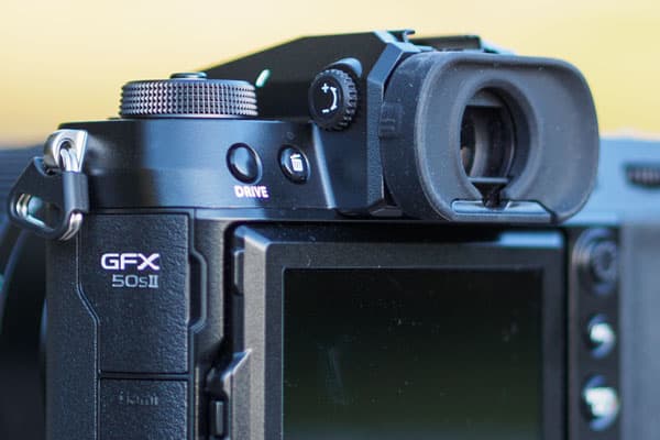 Fujifilm GFX50S II viewfinder