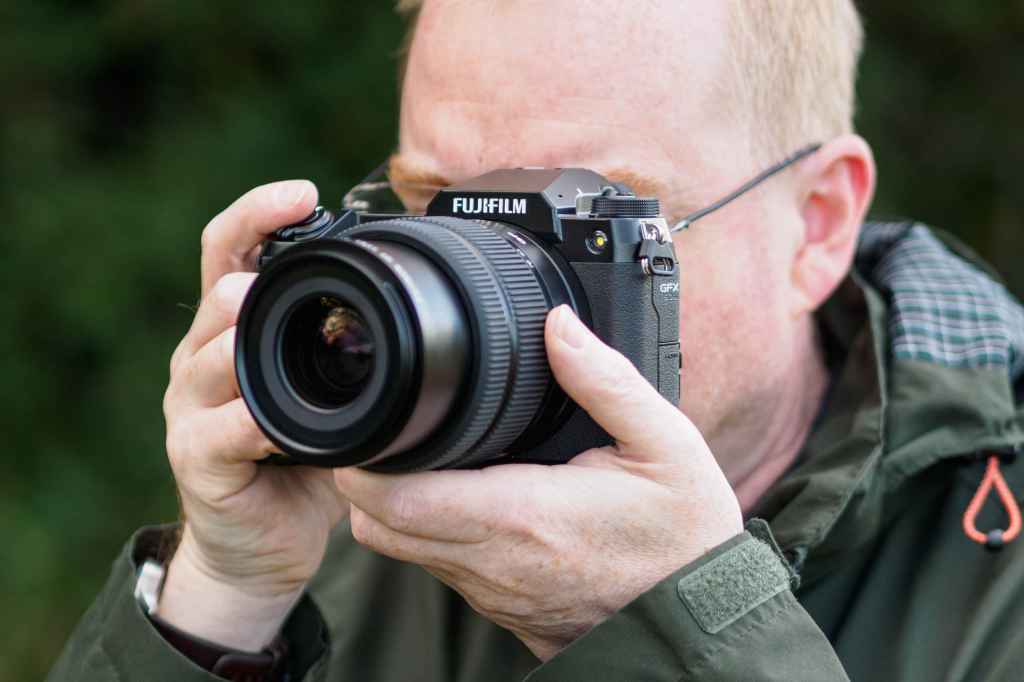 Fujifilm GFX50S II in use