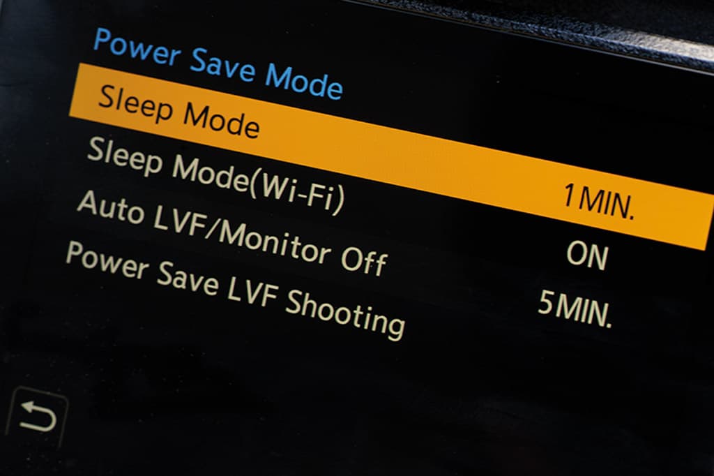 Optimise power saving settings