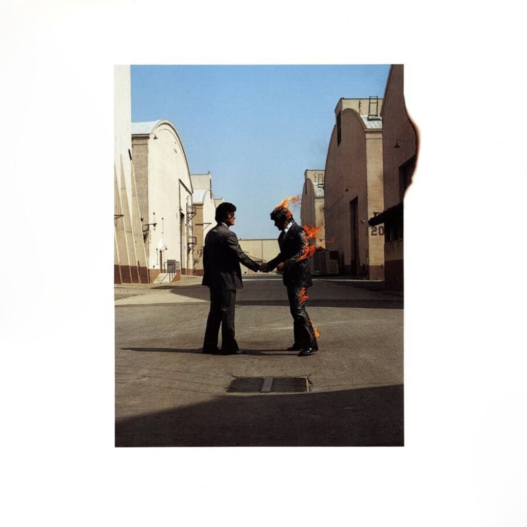 Album cover for Wish you were here pink floyd