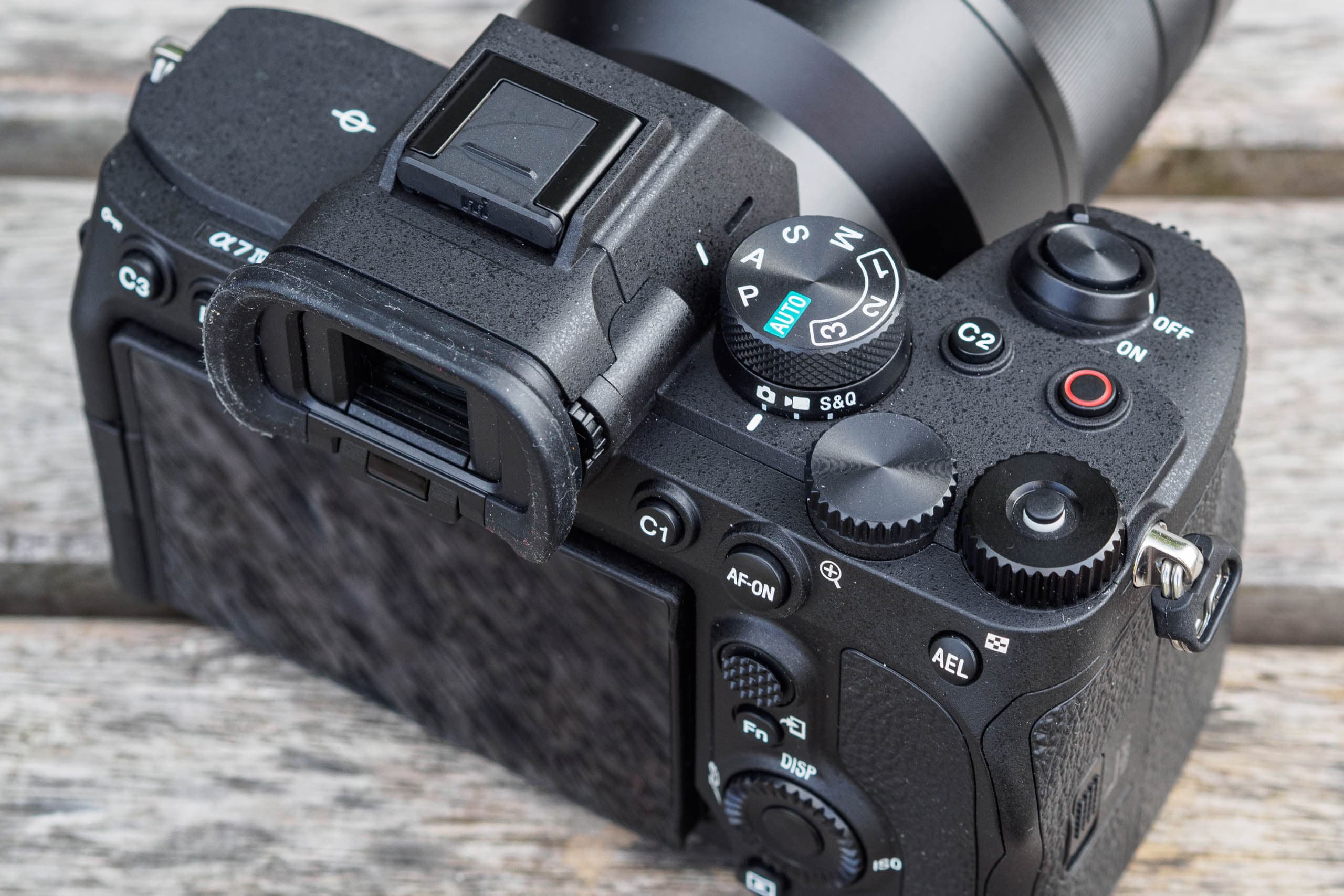 Sony A7 IV top-plate controls