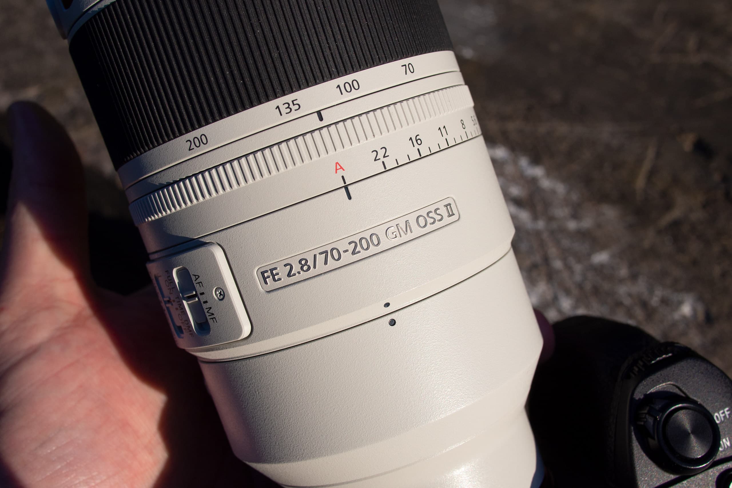 Sony FE 70-200mm F2.8 GM OSS II aperture ring