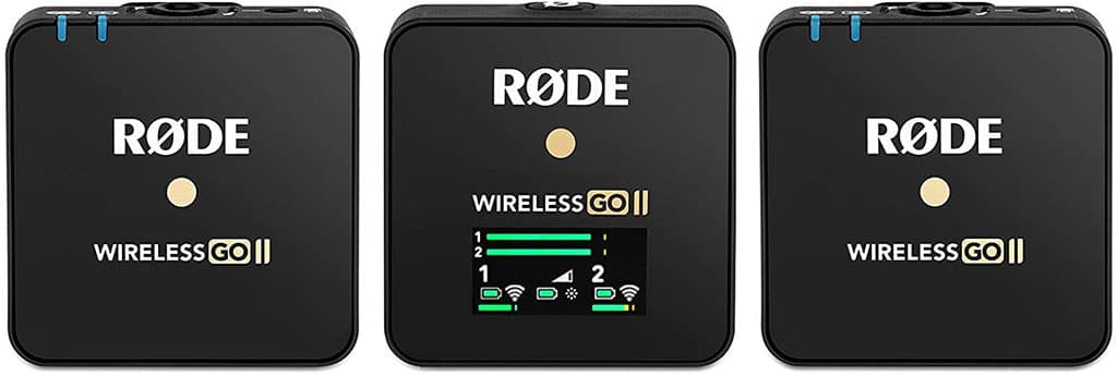 Rode GO II Wireless mics for video