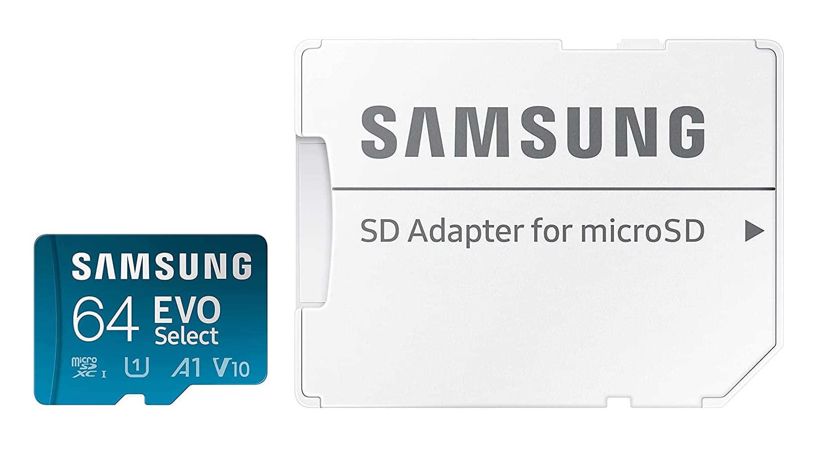 Samsung EVO select microSD card with adapter