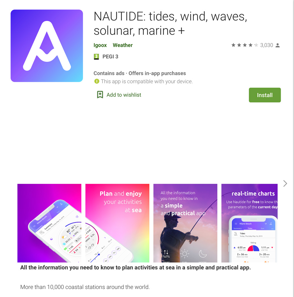 NAUTIDE app