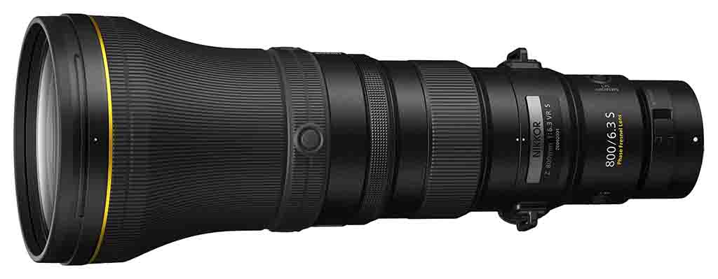 Nikkor Z 800mm f6.3 VR S lens