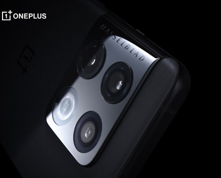The rear Hasselblad cameras of the OnePlus 10 Pro smartphone
