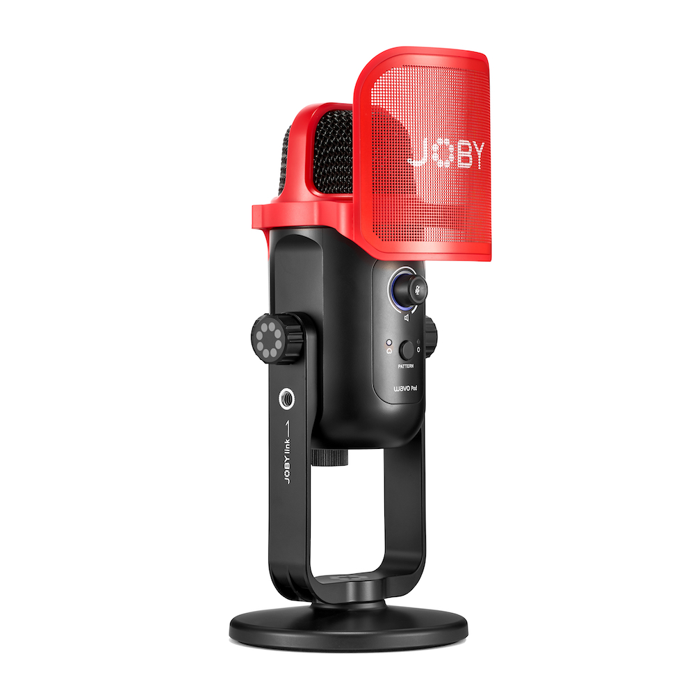 The JOBY Wavo Pod USB condenser mic is aimed at podcasters