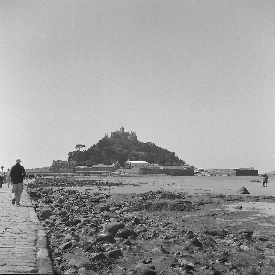 St Michael’s Mount, Cornwall, UK. Fomapan Creative 200. taken with cameras under £100