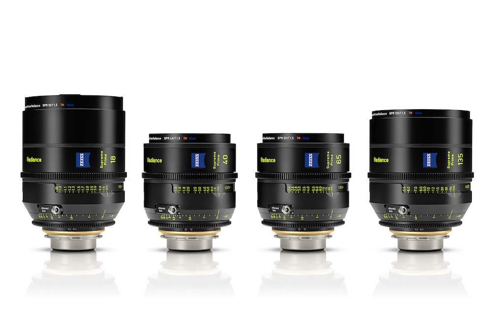 Zeiss added four focal lengths to its Supreme Prime Radiance family in April 2021 - 18mm, 40mm, 65mm and 135mm lenses