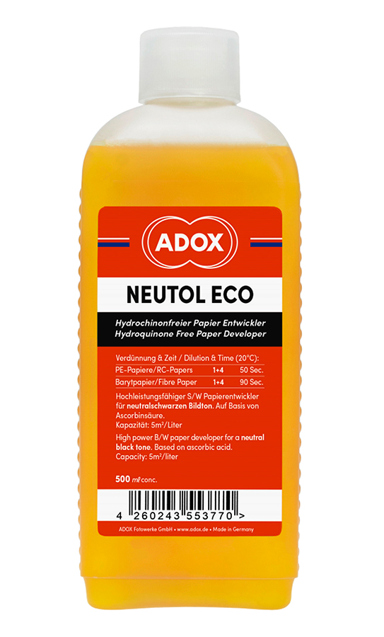 Neutol Eco Developer. eco-friendly print developer
