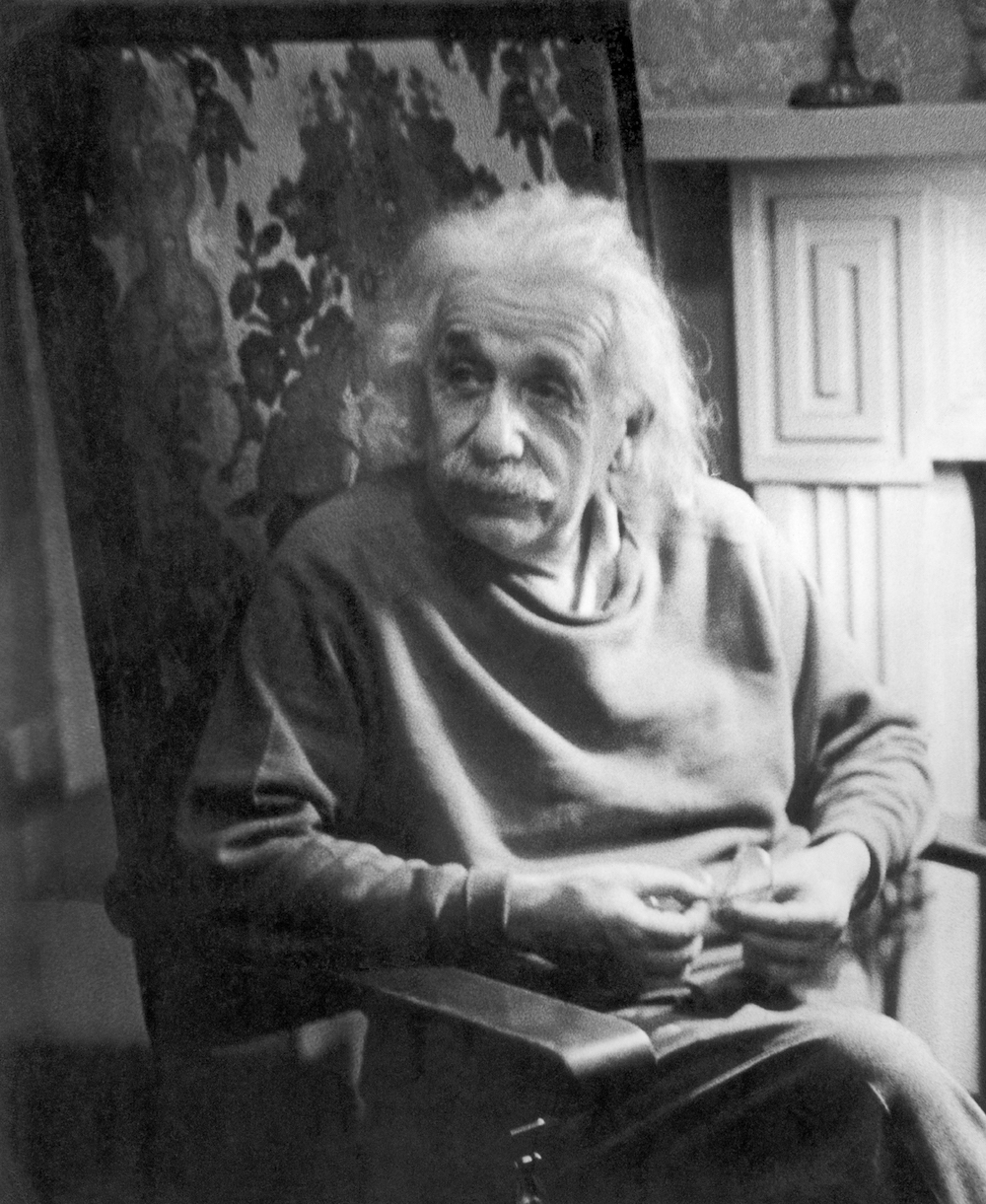Albert Einstein, photographed in 1948 by Marilyn Stafford