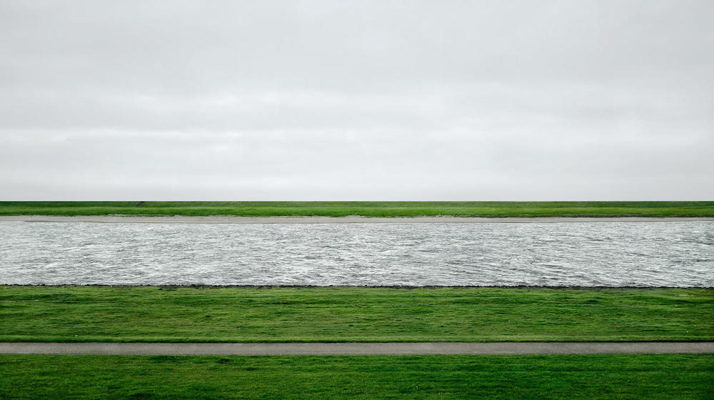 Andreas Gursky's record breaking Rhein II photograph sold for $4.3million in 2011
