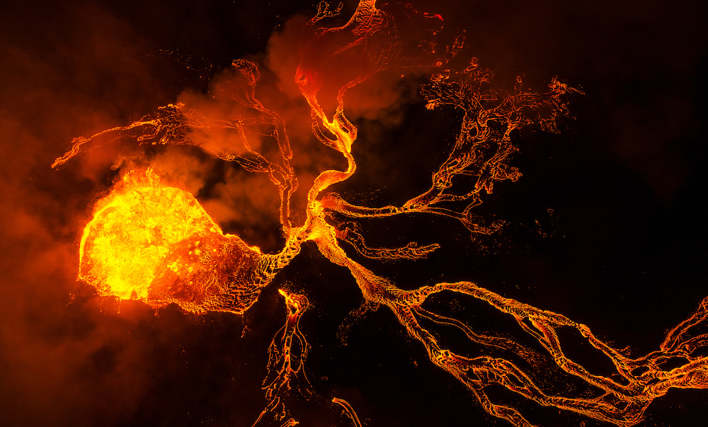 Chris Byrne - Depths of Hell, Iceland; winner of the Amazing Aerial award. Image: Chris Byrne/The 8th International Landscape Photographer of the Year competition