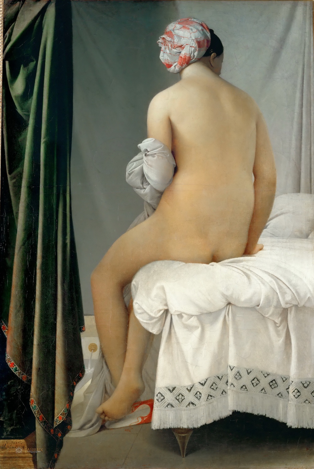 Jean Auguste-Dominique Ingres' The Bather of Valpinçon was the inspiration for Man Ray's Le Violon d'Ingres photograph
