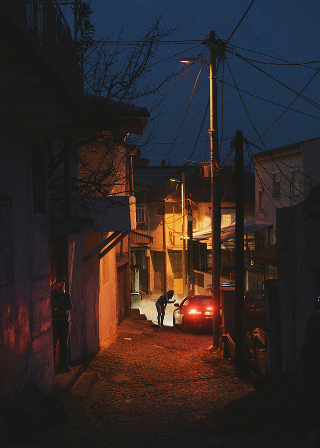 Evening in the streets of Veles from The Book of Veles by Jonas Bendiksen 