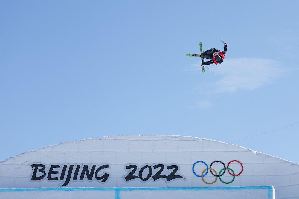 Kirsty Muir during freeski Slopestyle qualification at the Beijing 2022 Winter Olympic Games on 14 February 2022 at Genting Snow Park in Zhangjakou, China. Photo by Sam Mellish/Team GB