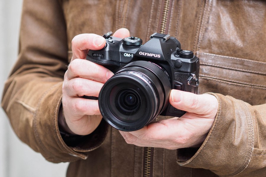 OM System 'Olympus' OM-1 in hand