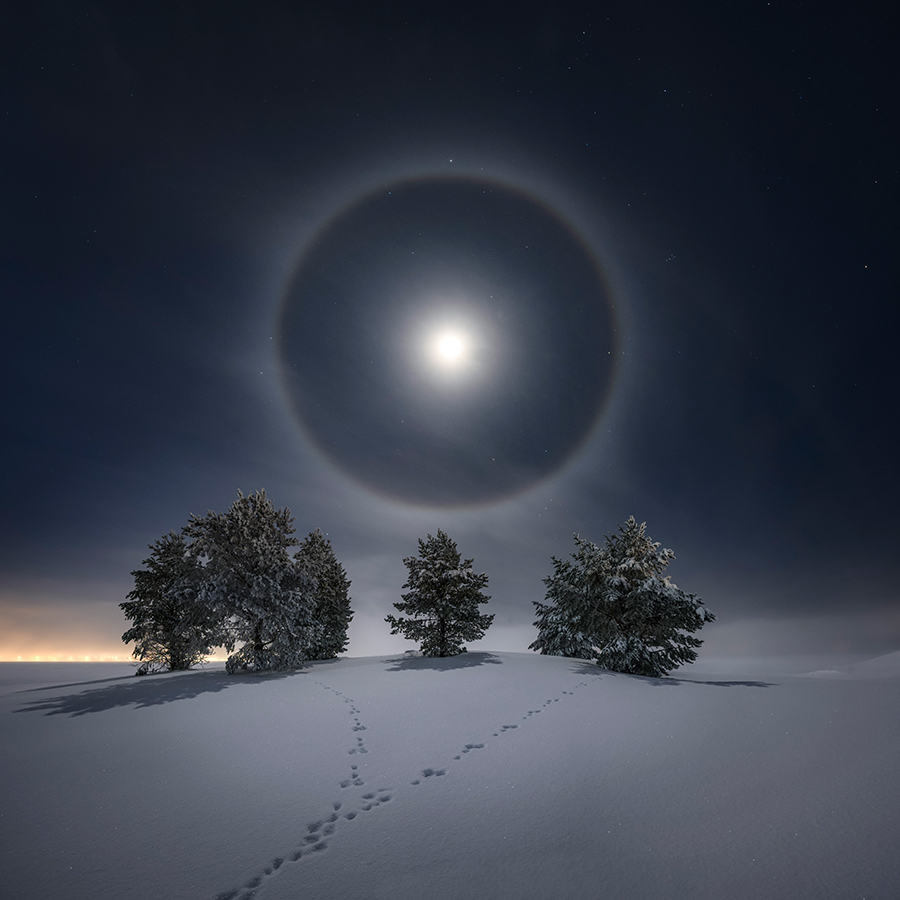 Astronomy Photographer of the Year, Our Moon Runner-Up - Lunar Halo night 