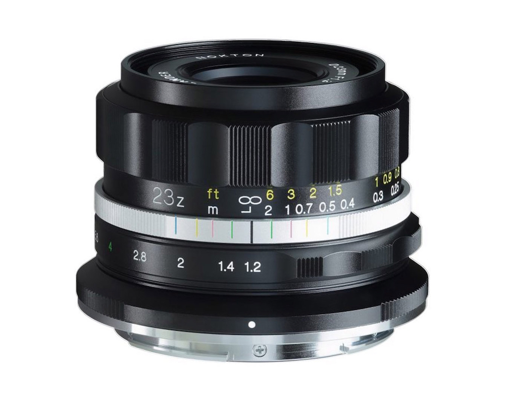 The Voigtlander Nokton D 23mm F1.2 Aspherical lens for Nikon full-frame Z-series cameras
