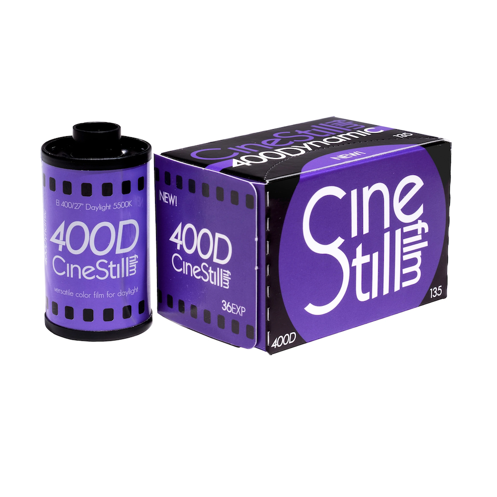 A 35mm roll of CineStill 400D
