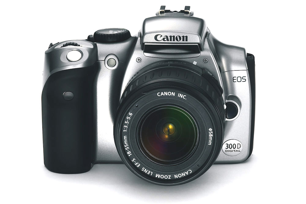 The Canon EOS 300D was notable as the first ever sub-£1,000 DSLR