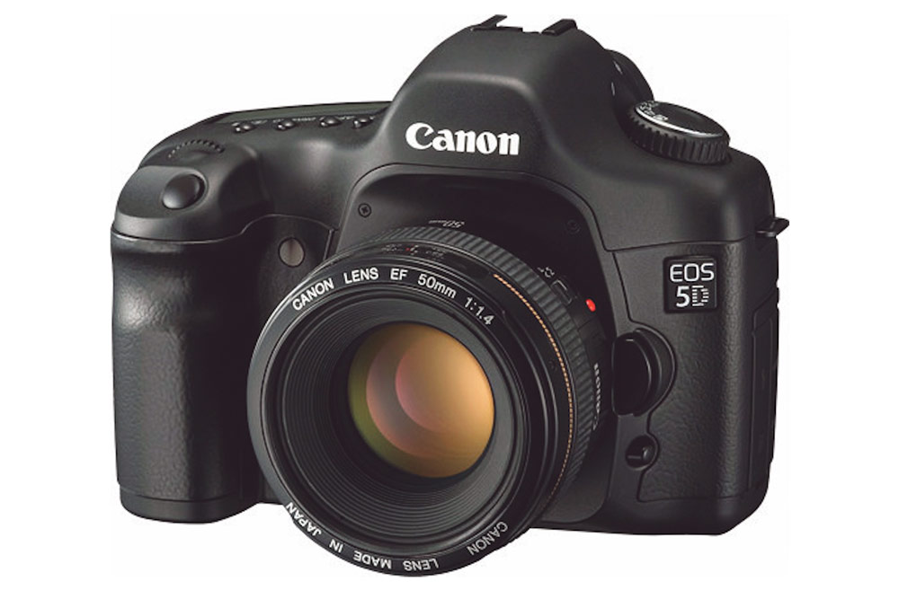 The Canon EOS 5D was an affordable, 13MP, full-frame DSLR