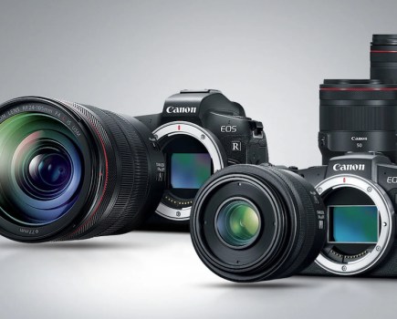 Canon R-series mirrorless cameras and RF lenses