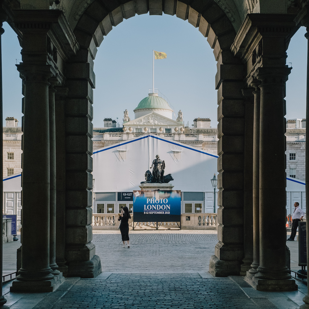 The entrance to the Installation View at Photo London 2021