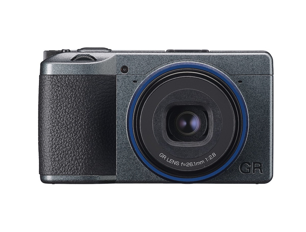 Front view of the new Ricoh GR IIIx Urban Edition camera