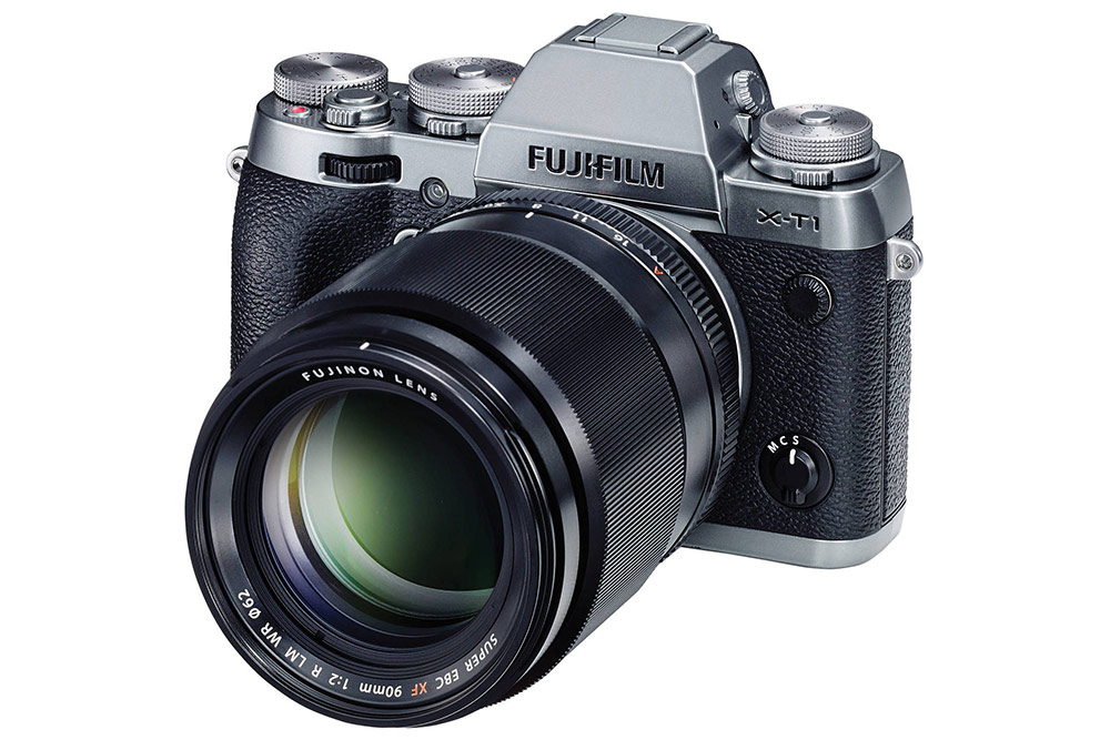 Fujifilm XF 90mm F2 R LM WR mounted to an X-T1