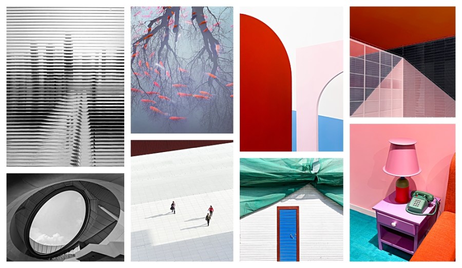 A collage of the winning images by Liu KunKun in the 2021 Mobile Photography Awards