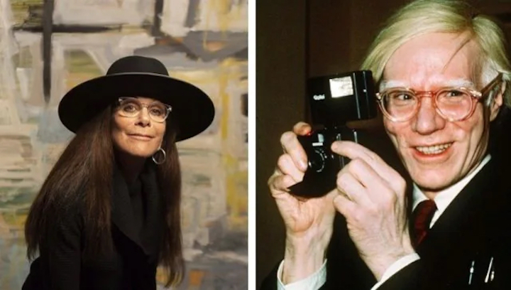 Lynn Goldsmith and the late Andy Warhol