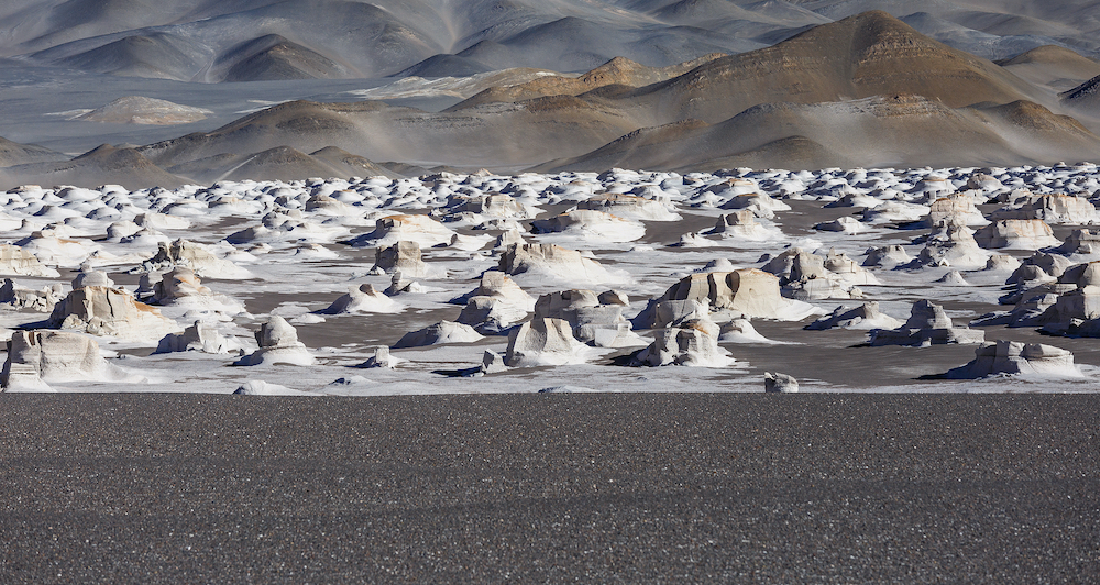 Pumice stone field, Catamarca Province, Argentina. © Alessandro GruzzaWorld Nature Photography Awards 2021