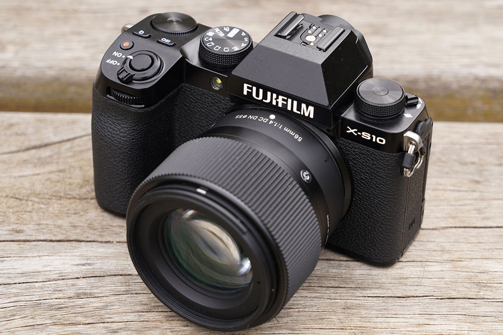 Sigma 56mm f/1.4 DC DN Contemporary mounted to a Fujifilm X-S10 - review image Michael Topham / AP