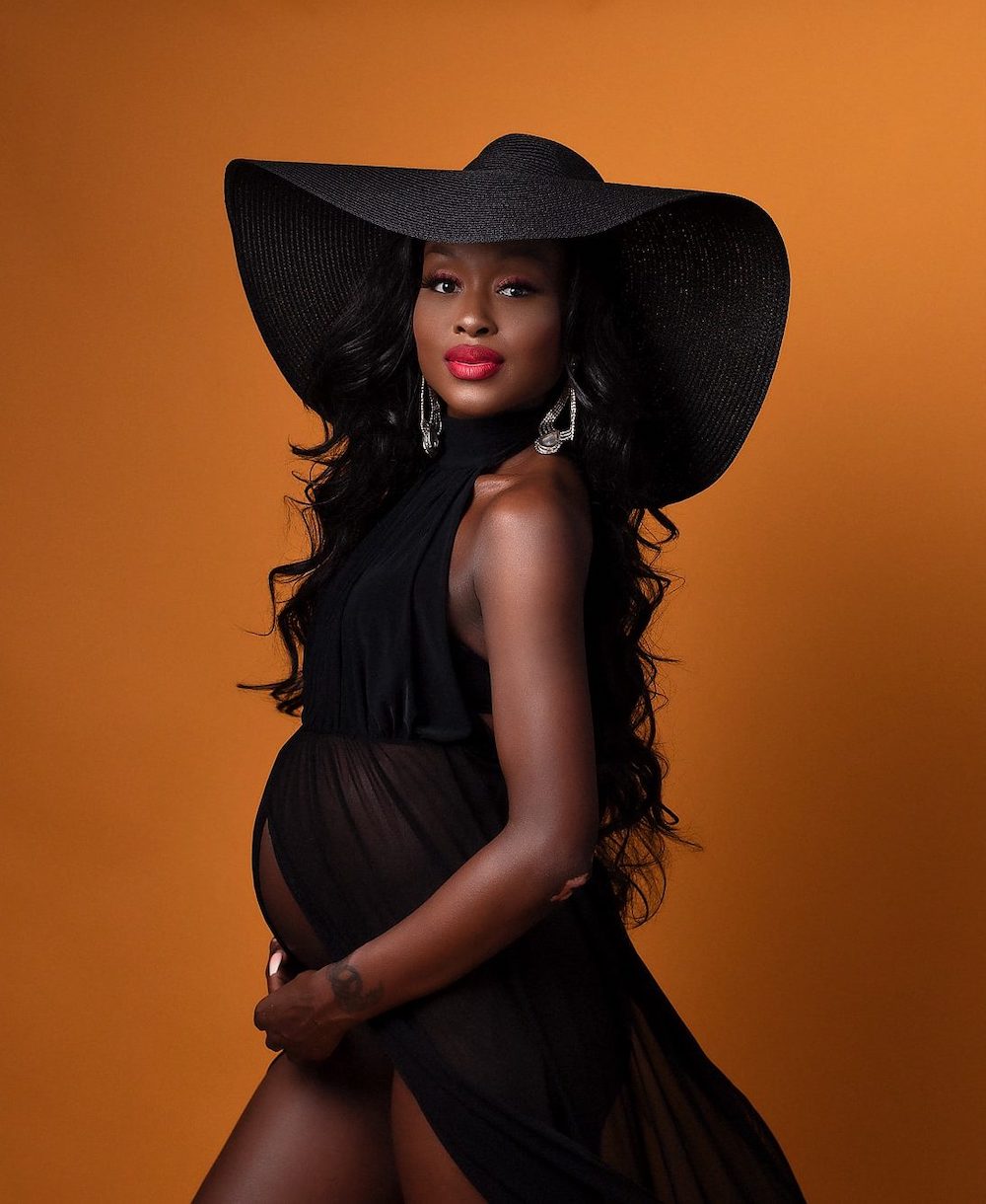 Tianna J Williams' maternity portraits are often closer to fashion shoots in style