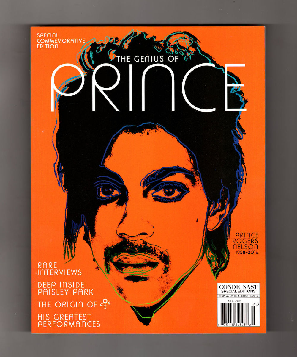 The Genius of Prince magazine cover from 2016