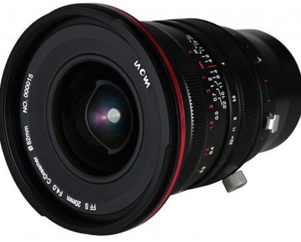 The new Laowa 20mm f:4 Zero-D Shift lens