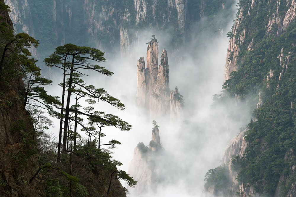 Huangshan, China. planning in photography