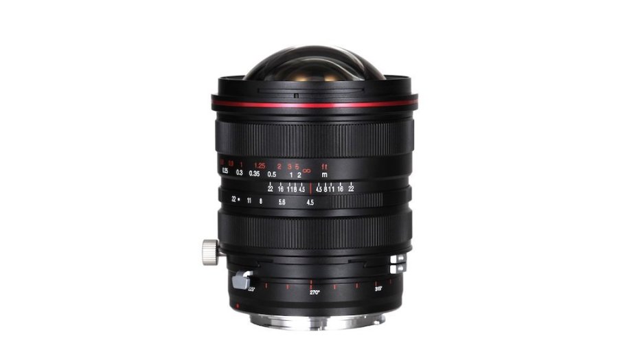 The Laowa 15mm f/4.5R Zero-D Shift lens features 14 aperture blades