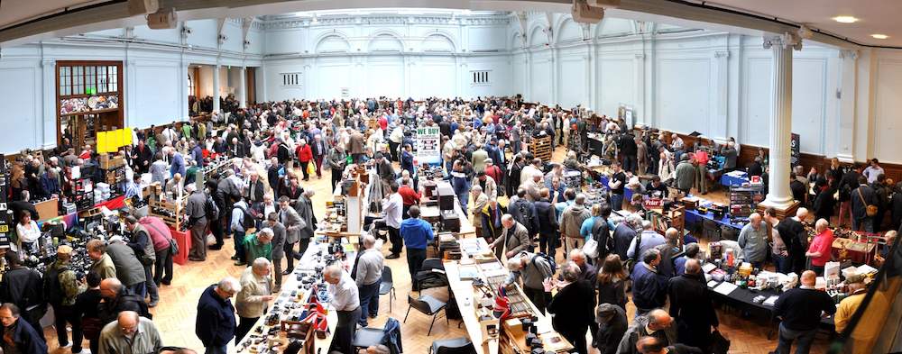 A panoramic shot of a previous Photographica fair