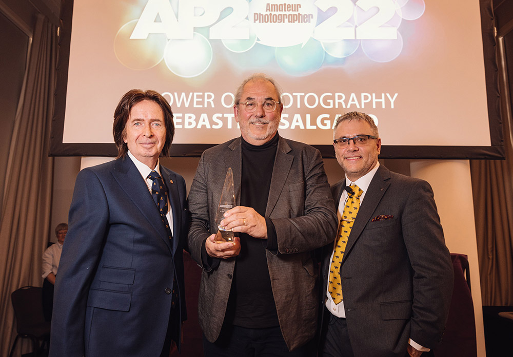 ap awards 2022 Salgado’s award was collected on his behalf. L-r: Gray Levett, Neil Burgess, Nigel Atherton