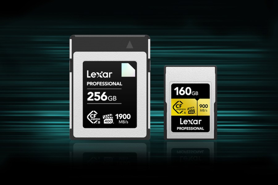 Lexar's new, 'world's fastest' Type B and Type A CFexpress memory cards
