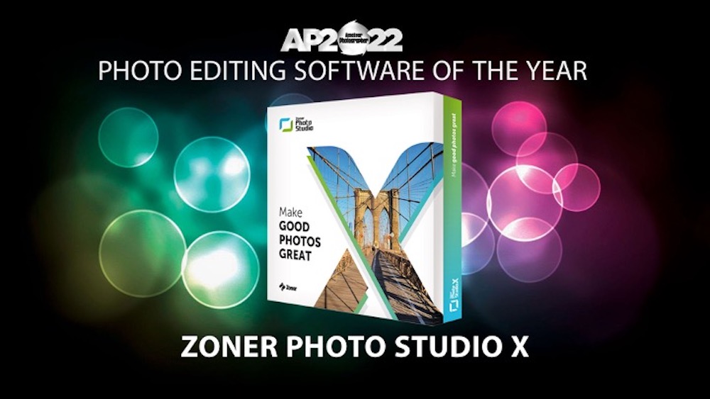 Photo Editing Software of the Year 2022 - Zoner Photo Studio X