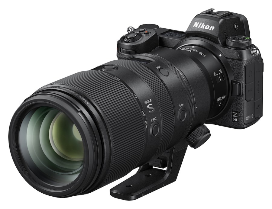 The Nikkor Z 100-400mm f:4.5-5.6 VR S zoom on a Nikon Z 6II body