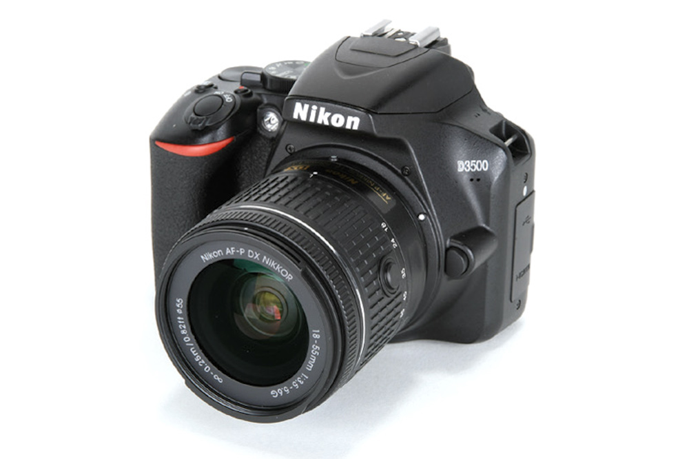 Nikon D3500 review image on white background