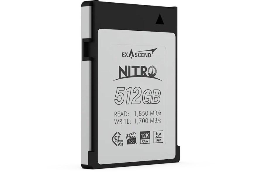 The Nitro CFexpress 512GB card from Exascend