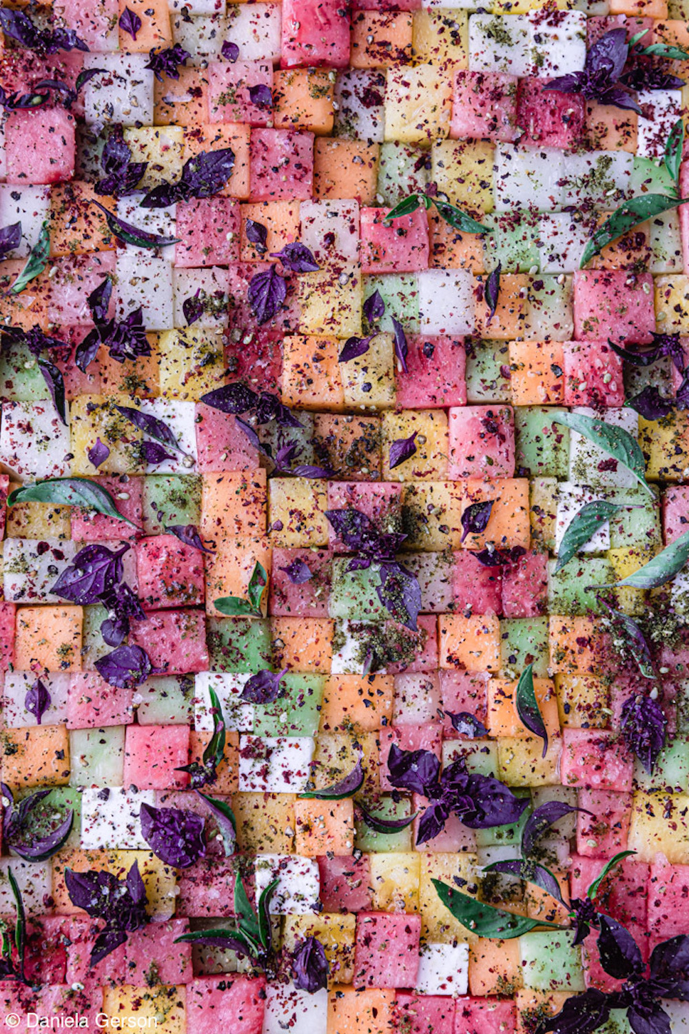 Watermelon & Feta Salad. © Daniela Gerson/Pink Lady® Food Photographer of the Year 2022
