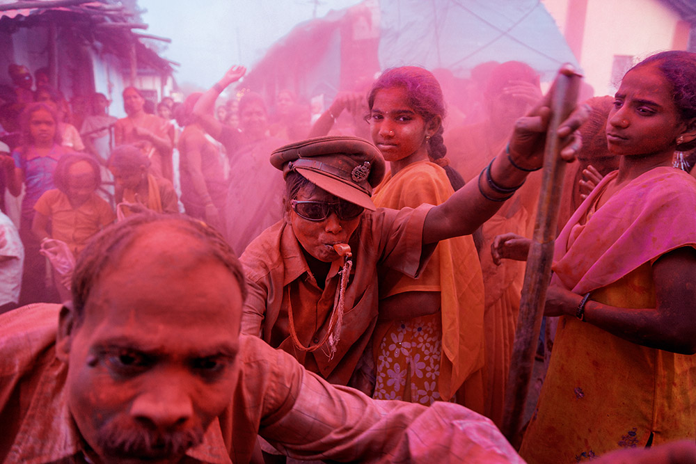 Vadhav, India, 2007. Villagers celebrate the Ganapati Festival to honour the Lord Ganesh by ed kashi